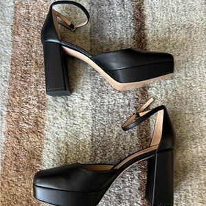 Gianvito Rossi Black Platform Sandals